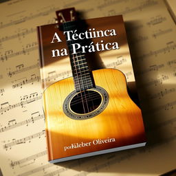 An engaging e-book cover design for 'A Técnica na Prática' by Kleber Oliveira