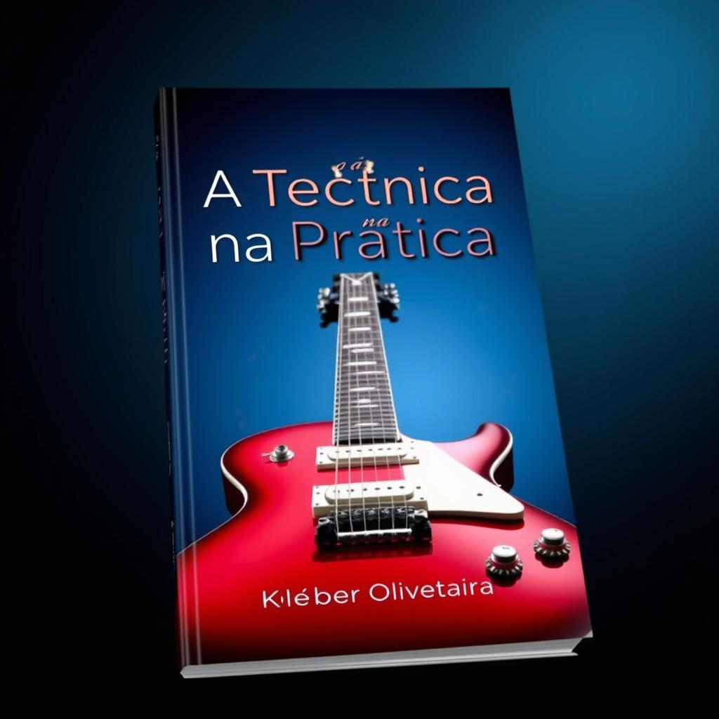 A captivating e-book cover design for 'A Técnica na Prática' by Kleber Oliveira