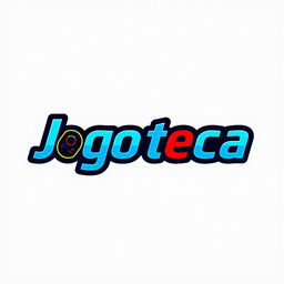 A creative logo for 'Jogoteca', designed to embody the excitement of gaming