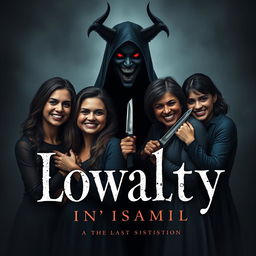 A dramatic book cover illustrating the theme of loyalty in family, featuring a serene family portrait where members are smiling and embracing each other