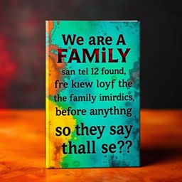 A visually striking book cover featuring a unique and vibrant background color that sets an emotionally resonant tone