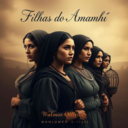 A captivating book cover design for 'Filhas do Amanhã' by Walmor Olliviér