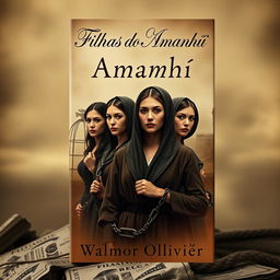 A captivating book cover design for 'Filhas do Amanhã' by Walmor Olliviér