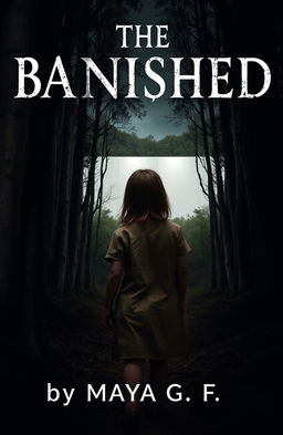 A book cover for a novel titled 'The Banished' written by Maya G
