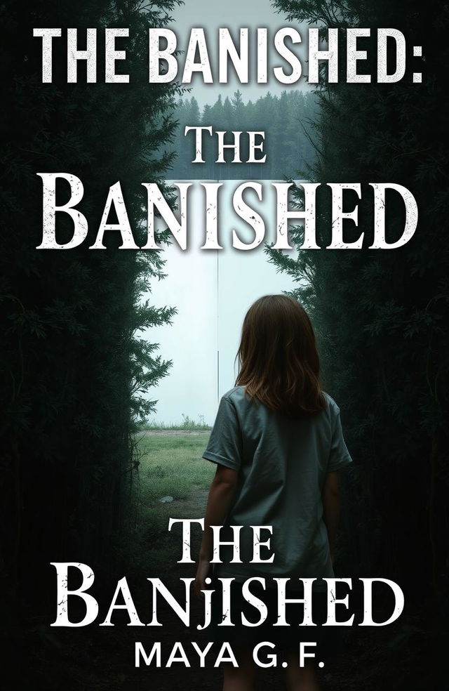 A book cover for a novel titled 'The Banished' written by Maya G