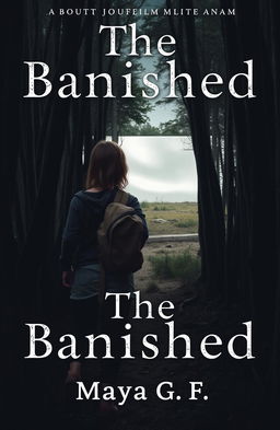 A book cover for a novel titled 'The Banished' written by Maya G