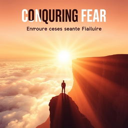 An inspiring ebook cover design focused on overcoming the fear of failure