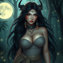 A mesmerizing and seductive portrayal of Kuntilanak, a beautiful Indonesian mythical spirit