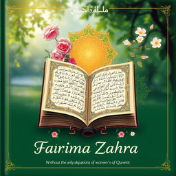 A respectful artistic representation inspired by the theme of Fatima Zahra (s