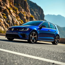 A visually stunning 2015 Volkswagen Golf R, showcasing its high-performance features and sleek design