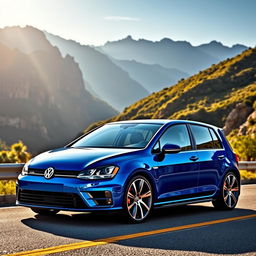 A visually stunning 2015 Volkswagen Golf R, showcasing its high-performance features and sleek design