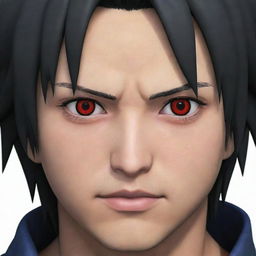 Generate an image of the character Sasuke Uchiha from Naruto