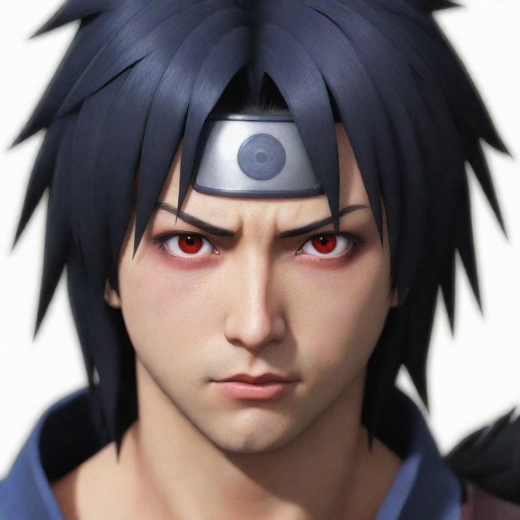 Generate an image of the character Sasuke Uchiha from Naruto