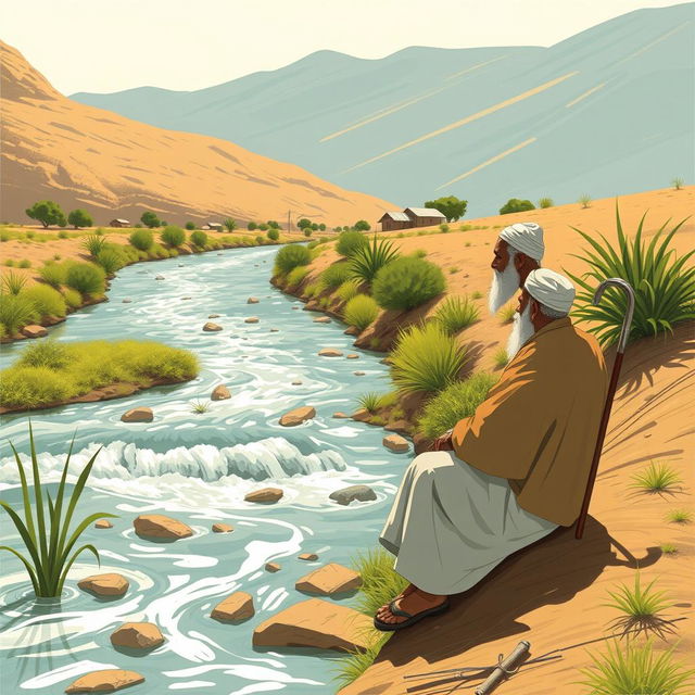 In a remote village beside a flowing river, a young man named Youssef dreams of expanding his farm and improving his life, facing significant challenges