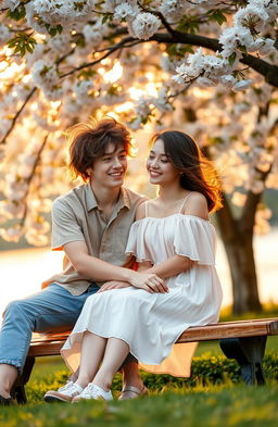 A dreamy and romantic setting for a teenage love story