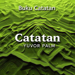 A topography contour background featuring detailed elevation lines in rich earthy tones of green and brown, creating a visually striking landscape effect