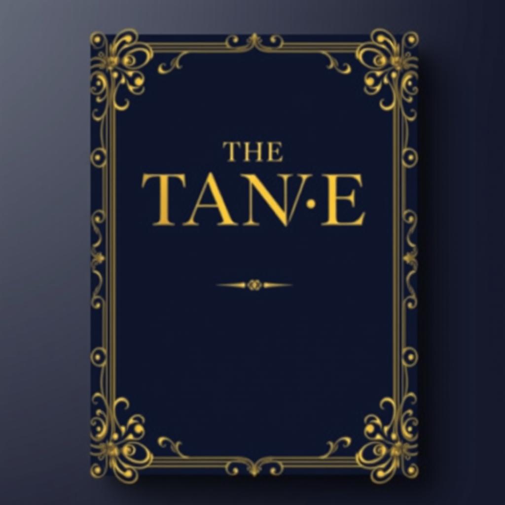 A formal book cover design featuring a classic, elegant layout