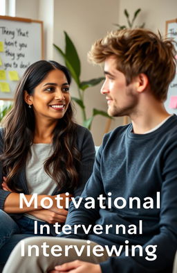 A serene and inviting setting exemplifying the process of Motivational Interviewing
