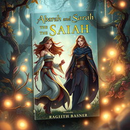 A visually striking book cover design for 'Abarah and Sarah'