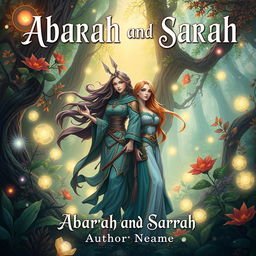 A visually striking book cover design for 'Abarah and Sarah'