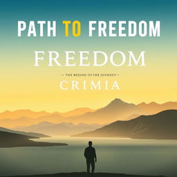 A book cover design for 'Path to Freedom: Crimea - The Beginning of the Journey
