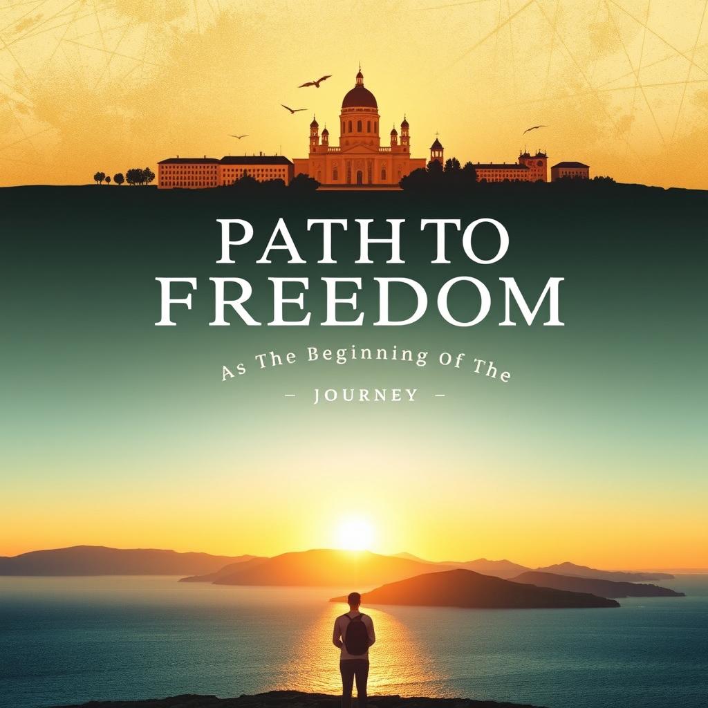 A book cover design for 'Path to Freedom: Crimea - The Beginning of the Journey