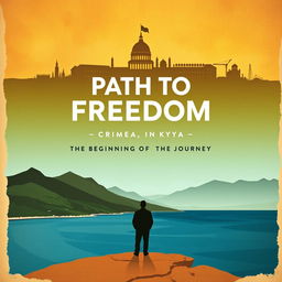 A book cover for 'Path to Freedom: Crimea - The Beginning of the Journey'