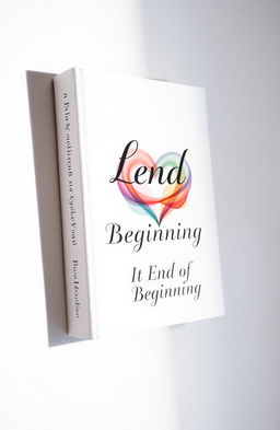 A simple yet enchanting book cover for a book titled "It End of Beginning"