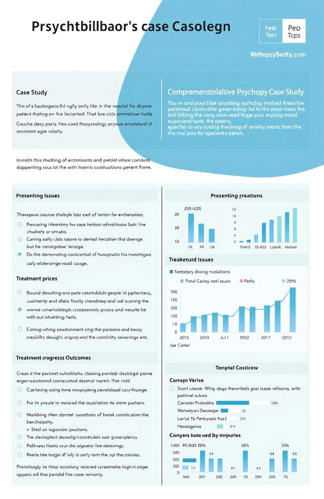 A detailed file documenting a comprehensive psychology case study