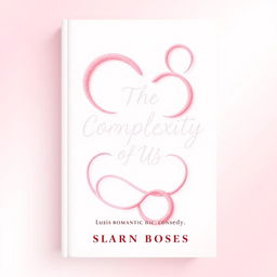 A book cover titled 'The Complexity Of Us', designed in a light baby pink theme