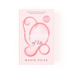 A book cover titled 'The Complexity Of Us', designed in a light baby pink theme