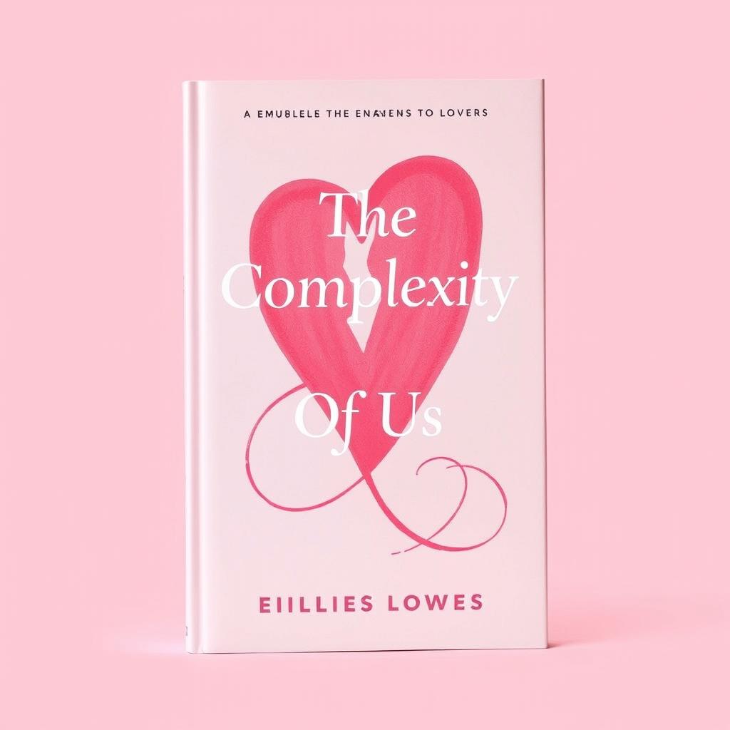 A captivating book cover titled 'The Complexity Of Us', designed to embody the enemies-to-lovers theme