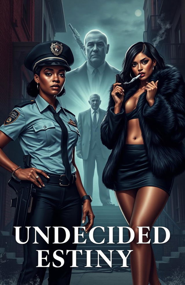 In a gritty urban setting showcasing the contrasting lives of two sisters, one as a determined police captain and the other as a notorious pimp