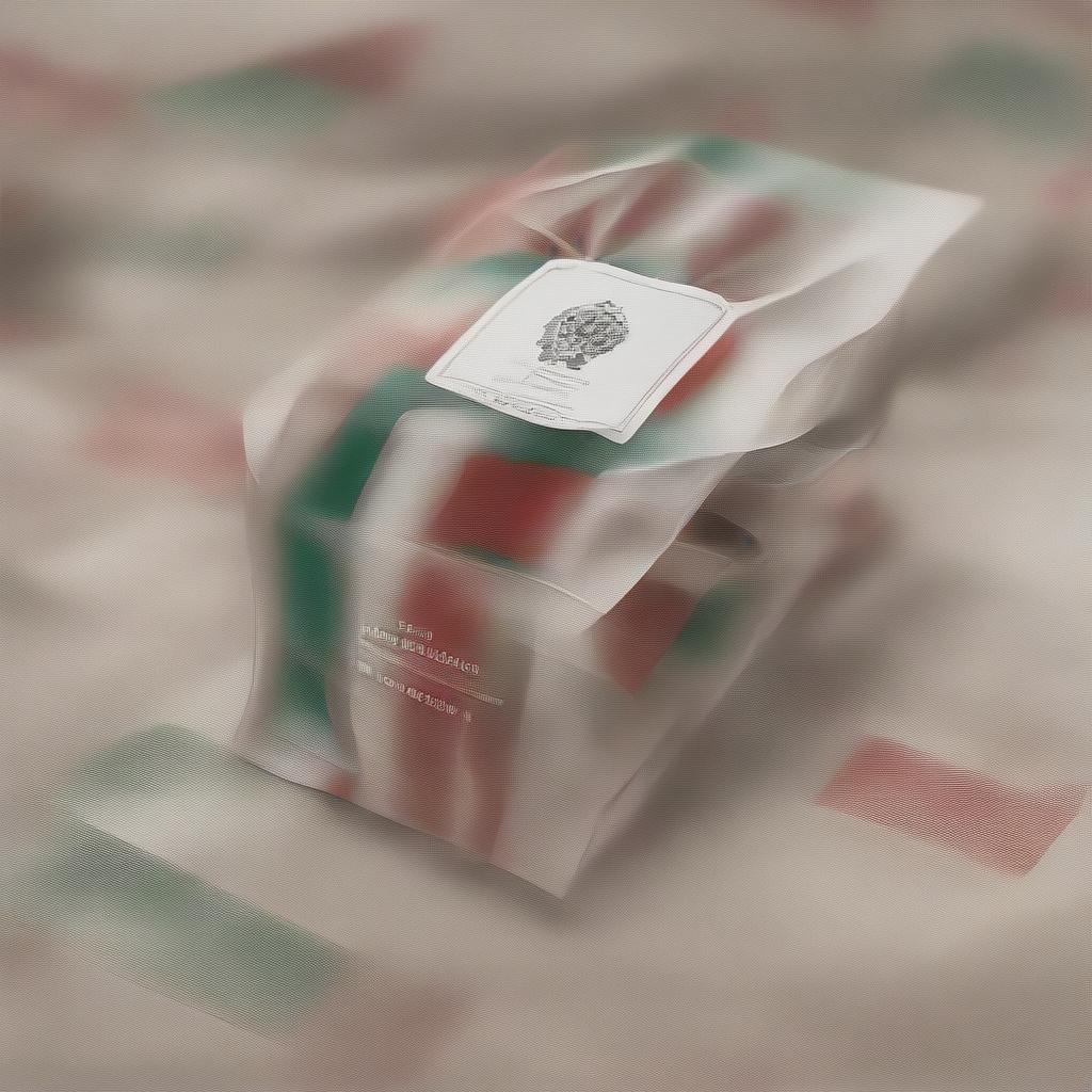 Design a captivating and unique plastic bread bag packaging using the vibrant colors of the Italian flag - green, white, and red