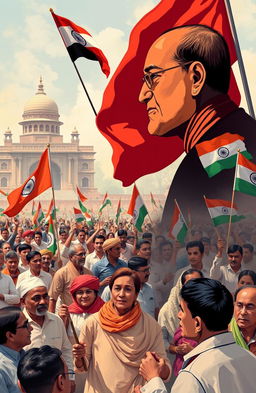The evolution of socialist thought in India, highlighting key milestones in socialist leadership and significant political movements