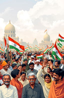 The evolution of socialist thought in India, highlighting key milestones in socialist leadership and significant political movements