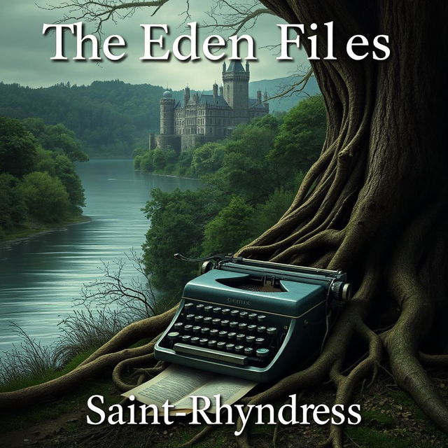 An enchanting and mysterious scene titled "The Eden Files" at the top and "Saint Rhyndress" at the bottom