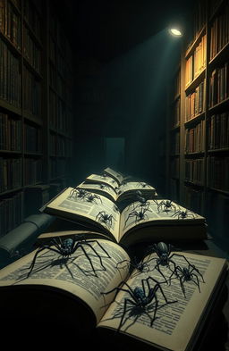 A surreal and eerie depiction of contemporary academic horror inspired by Eeva Roselle's 'Chicanery'