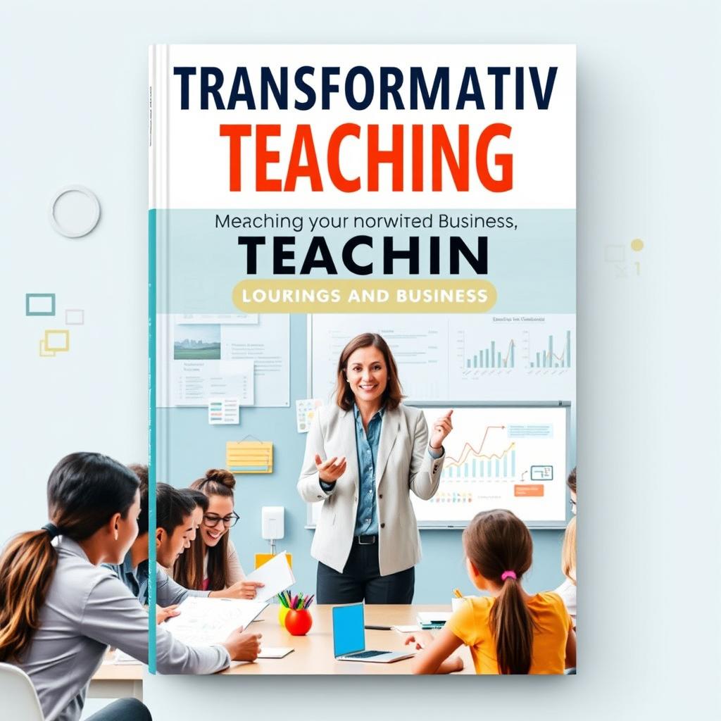 An engaging and professional cover design for a book aimed at teachers who are also looking to enhance their business acumen