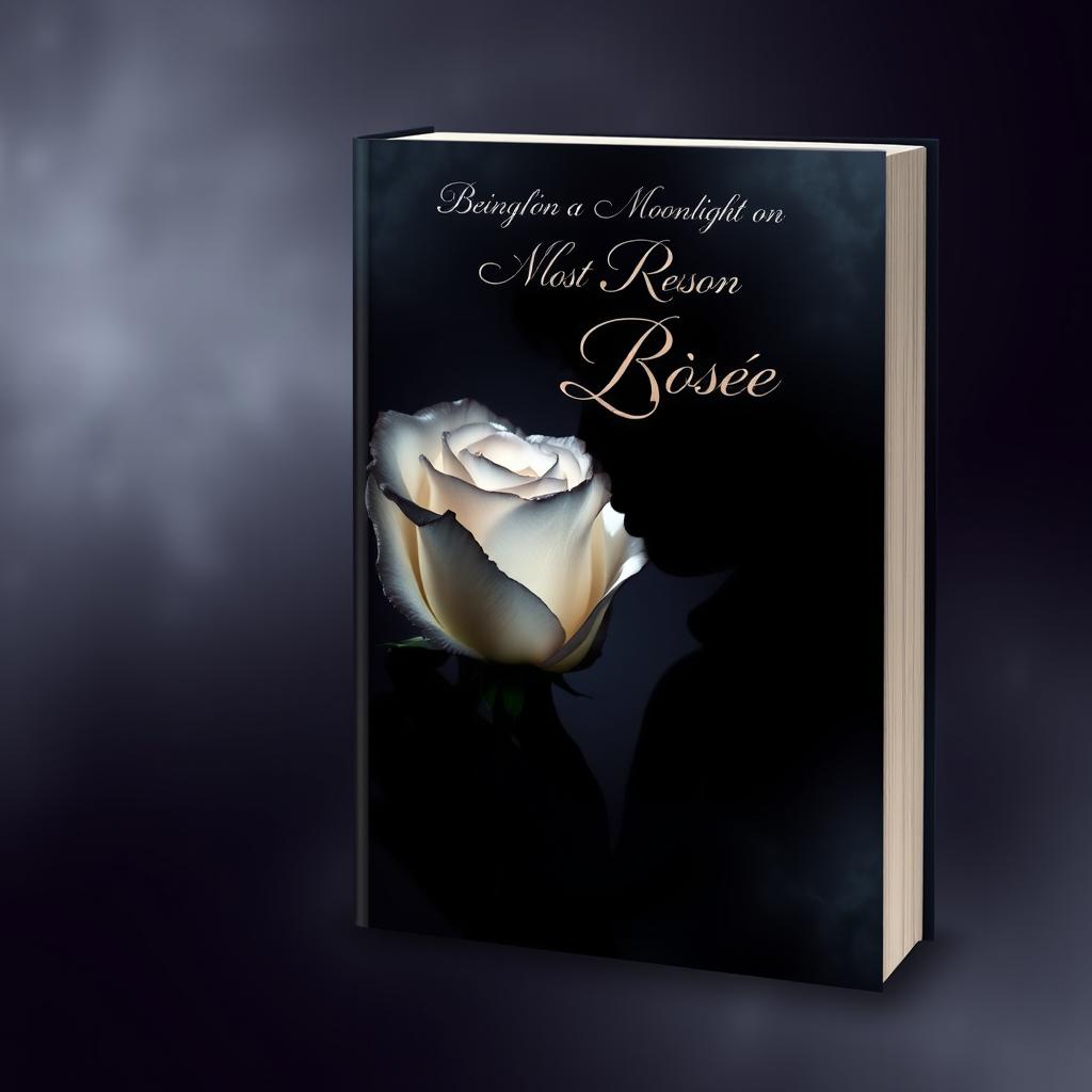 A poignant book cover design that explores the parallels between human life and roses