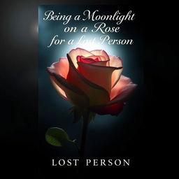 A poignant book cover design that explores the parallels between human life and roses