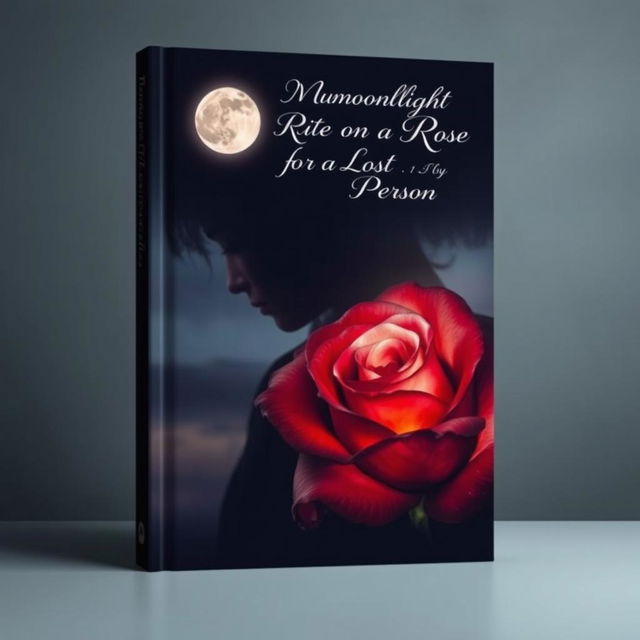 A poignant book cover design that explores the parallels between human life and roses