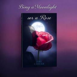 An evocative book cover design that reflects the metaphorical relationship between human life and roses