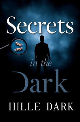 The cover of a book titled 'Secrets in the Dark', featuring a mysterious and suspenseful atmosphere