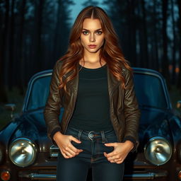 A powerful and intriguing character inspired by the offspring of Dean Winchester from Supernatural