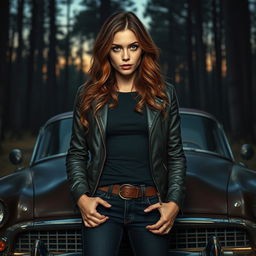 A powerful and intriguing character inspired by the offspring of Dean Winchester from Supernatural