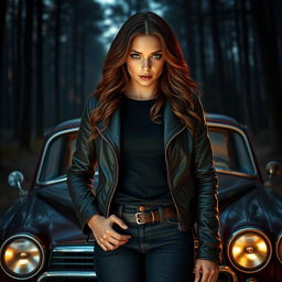 A powerful and intriguing character inspired by the offspring of Dean Winchester from Supernatural