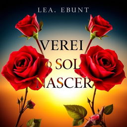 A striking book cover featuring vibrant red roses with sharp thorns prominently displayed