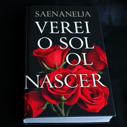 A visually striking book cover showcasing vibrant red roses with sharp thorns, set against a dark and somber background
