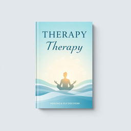 A book cover design featuring the theme of therapy